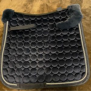 Navy blue Full Size dressage pad